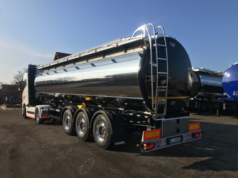 Cisterna na potraviny s přípravou pro ohřev