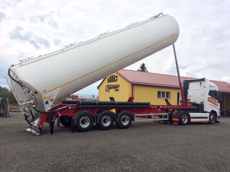 Sklápěcí silo na potraviny a jiné komodyty